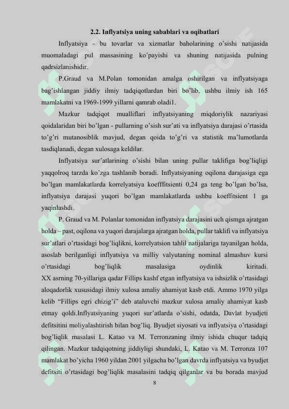 PUL MUOMALASI QONUNI VA UNUNG AMAL QILISHI 8