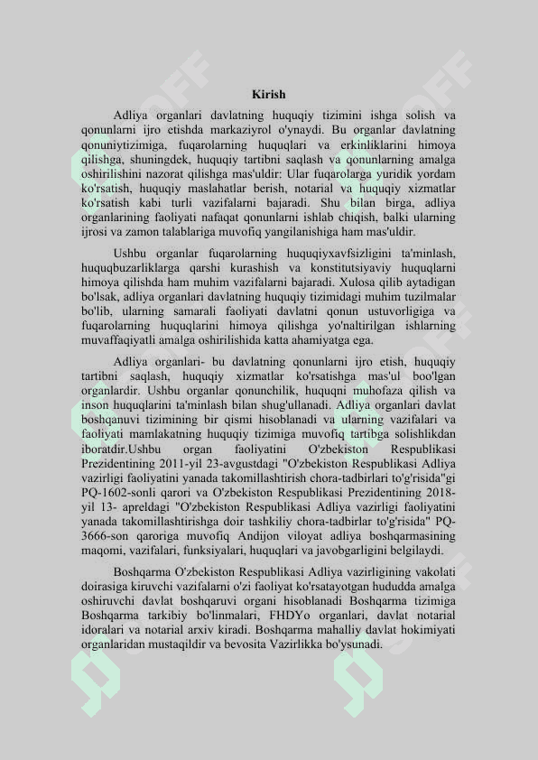 O'zbekiston Respublikasi Adliya Vazirligi 2
