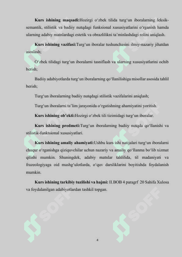 HOZIRGI O'ZBEK TILIDA TURG'UN IBORALAR VA ULARNING BADIIY NUTQDAGI O'RNI 4