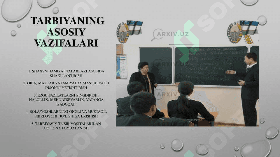 Tarbiya jarayonining mohiyati va mazmuni 6