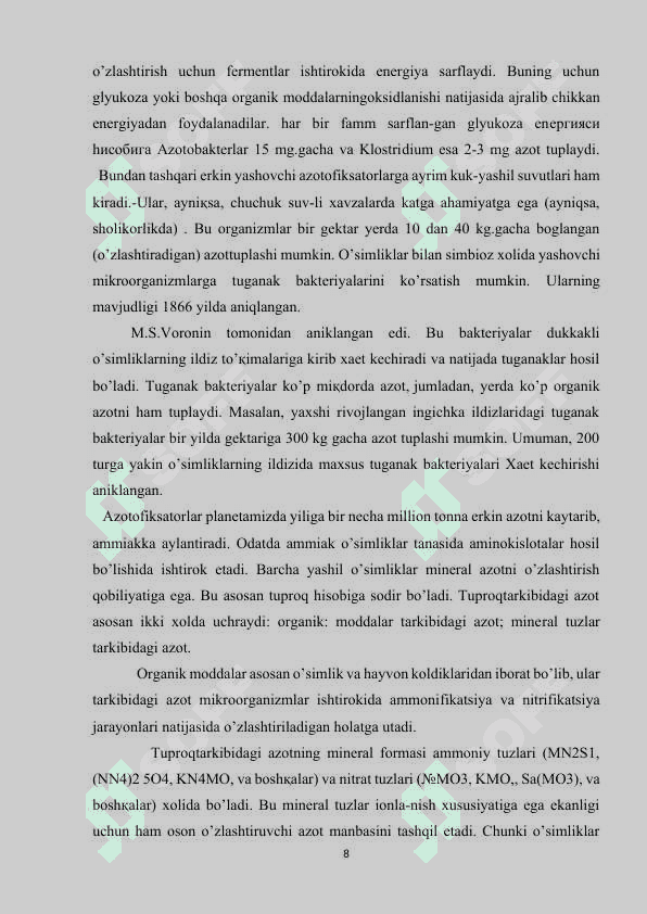 Azotni o’simlik hayotida tutgan o’rni..docx 8