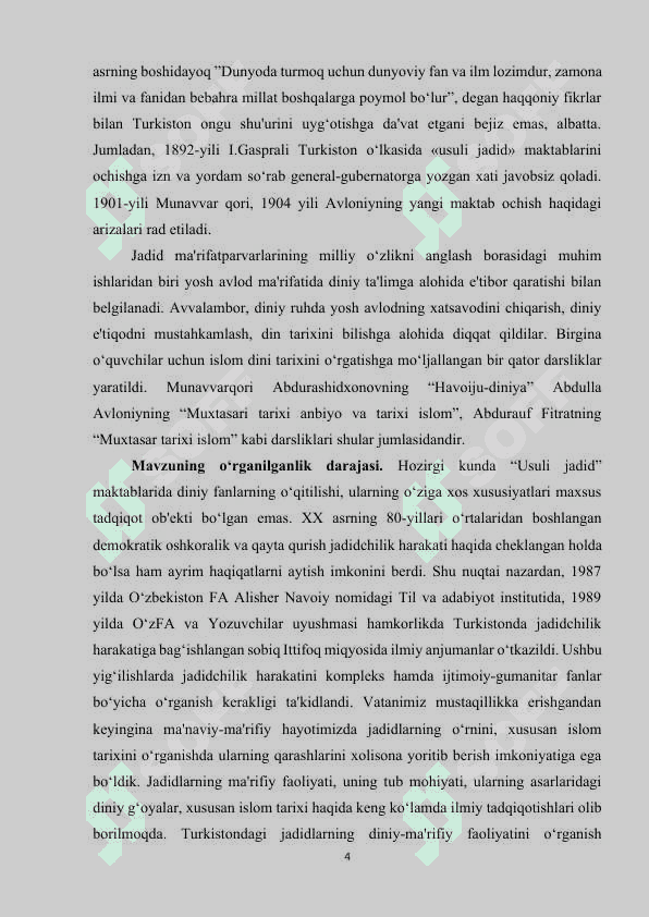 JADID MUTAFAKKIRLARINING TARIX, TARIX FANI VA TA’LIMI HAMDA TARIXSHUNOSLIK HAQIDAGI DUNYOQARASHLARI.docx 3