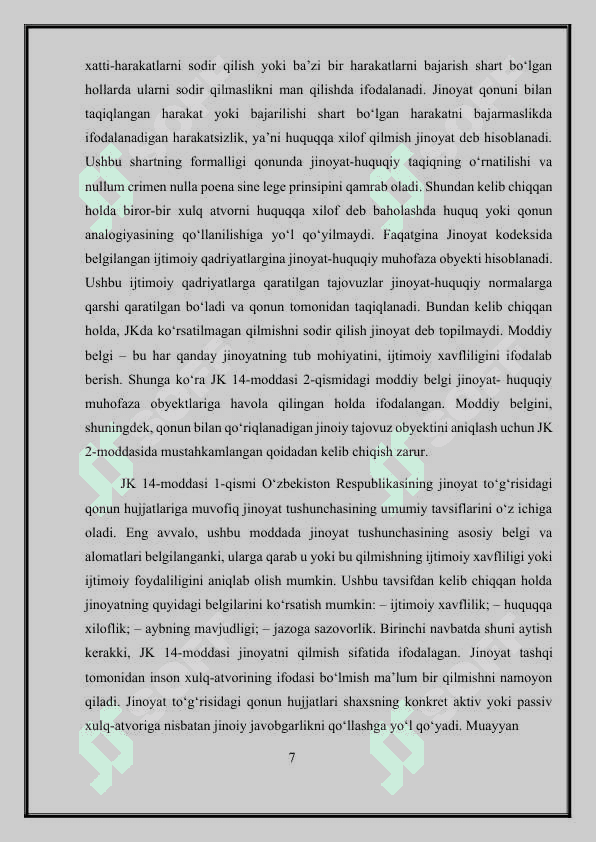 Qasddan badanga og’ir shikast yetkazish 6