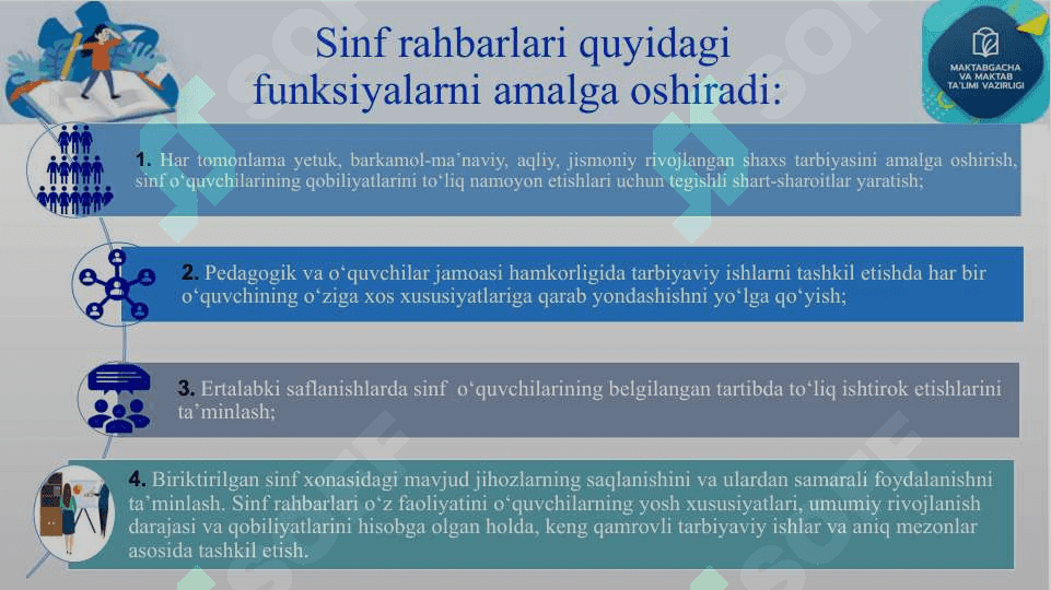 Sinf rahbarlik faoliyatining samaradorligini oshirish 6