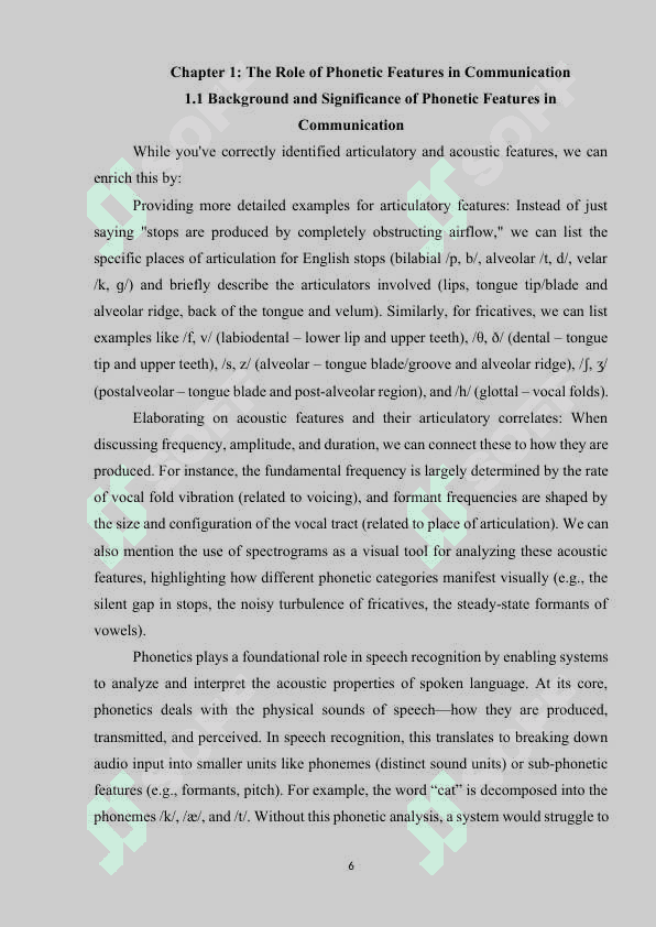 The Role of Phonetic Features in Speech Perception and Production 4