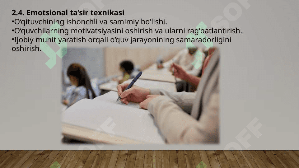 Pedagogik texnikaning shakillantirishning ilmiy amaliy asoslari 4