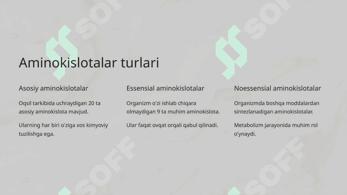 Aminokislotalar 3