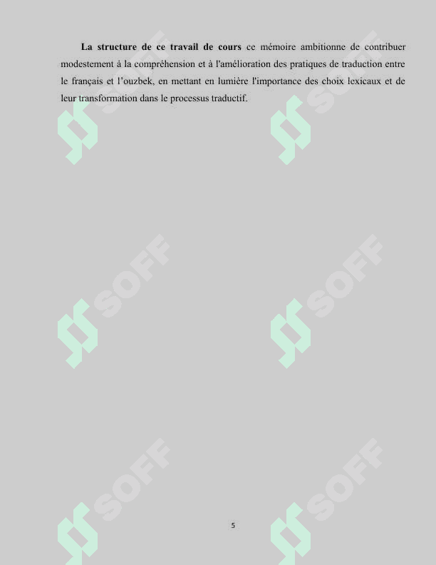Transformations lexicales de la traduction 5
