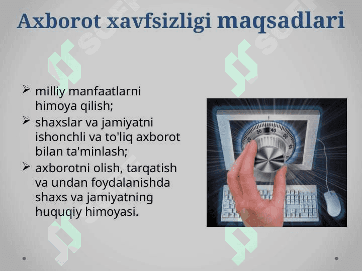 TARMOQDA AXBOROT TIZIMLARINI HIMOYALASH ALGORITMLARI 4