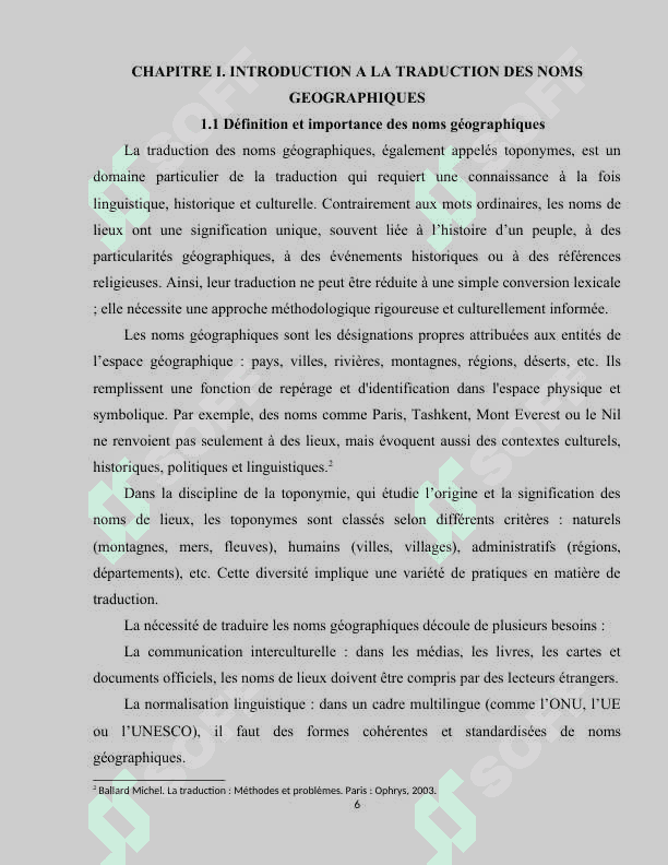 La traduction des noms géographiques 6