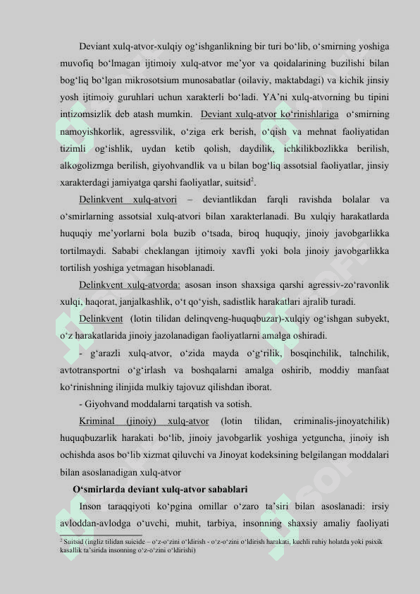 Deviatsiya va uning turlari 3
