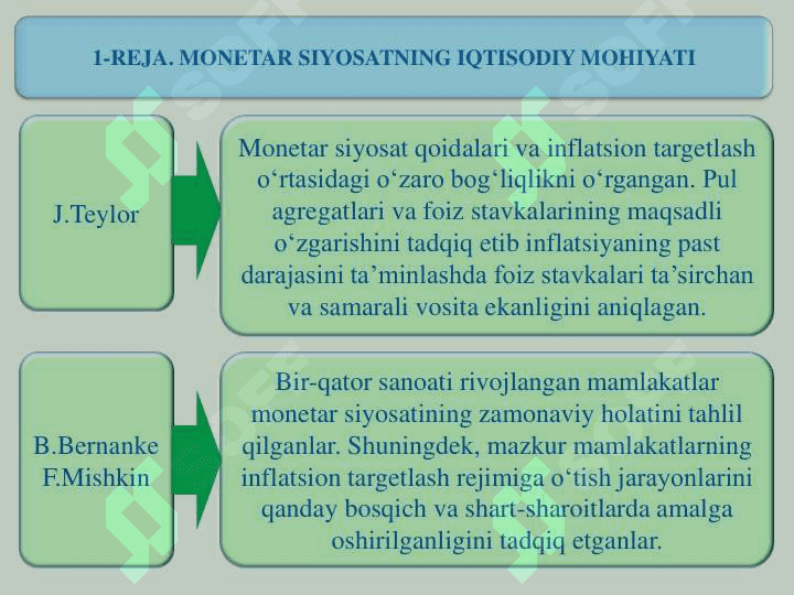 MONETAR SIYOSATNING  IQTISODIY MOHIYATI 5