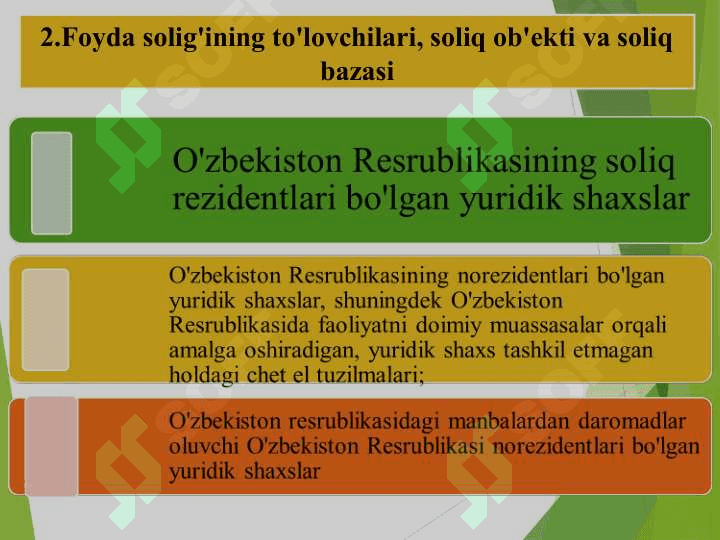SOLIQ VA BOSHQA MAJBURIY TO‘LOVLAR HISOBI 8