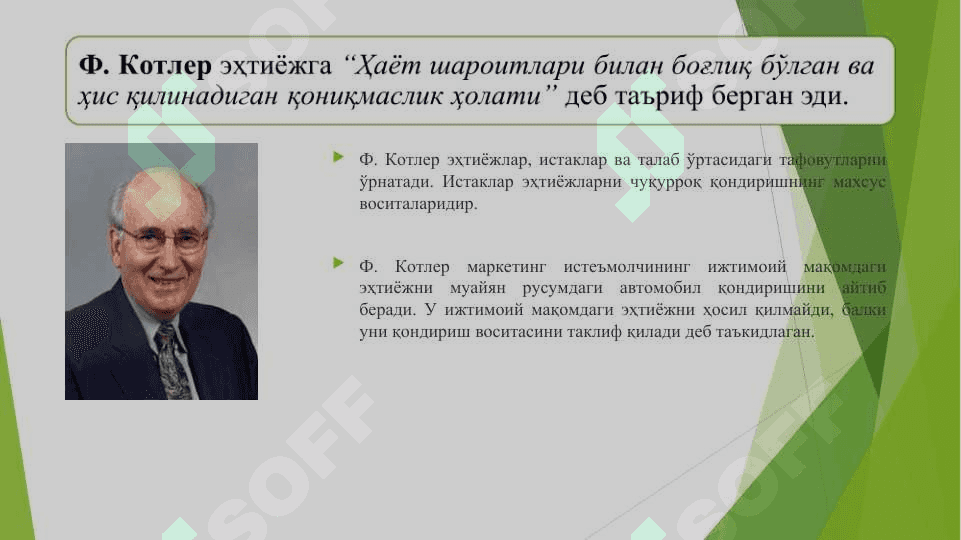 МAРКЕТИНГ ВA ЭҲТИЁЖЛAРНИНГ ҚOНДИРИЛИШИ 4
