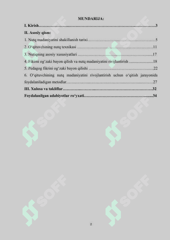 Oʻqituvchining nutq madaniyati va notiqlik texnikasi 2