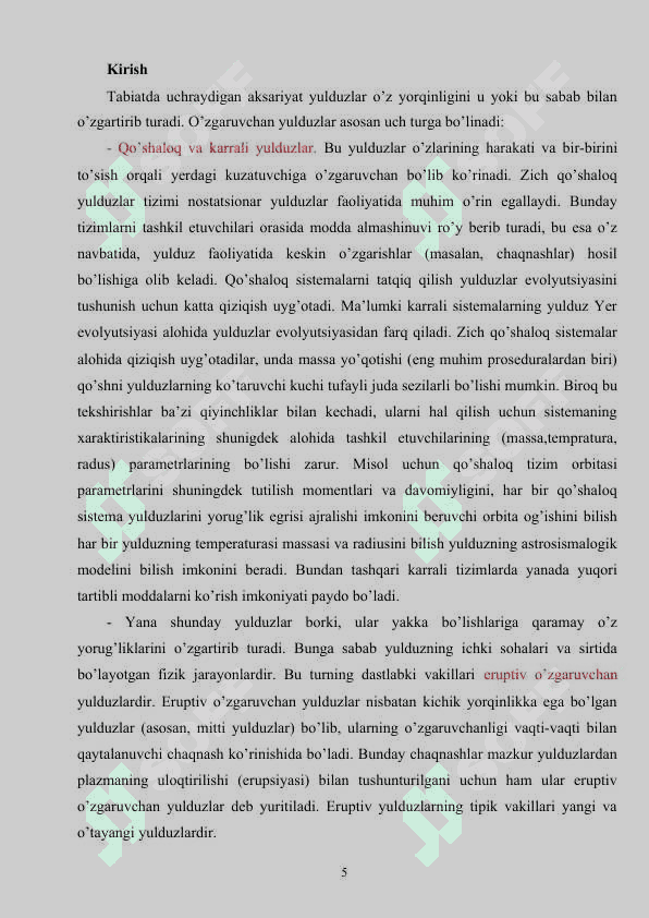 Qalqonning δ si tipidagi o’zgaruvchan yulduzlarni Maydanak observatoriyasida tadqiq qilish 3
