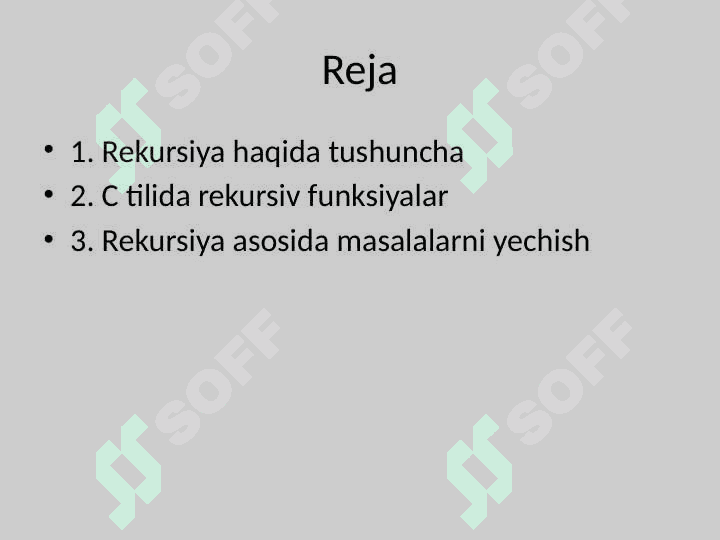 Rekursiya 2