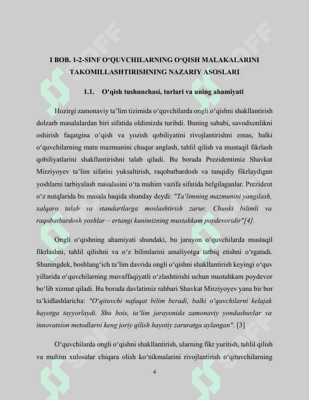 ONA TILI VA OʻQISH SAVODXONLIGI DARSLARIDA OʻQUVCHILAR NUTQINI OʻSTIRISH 5