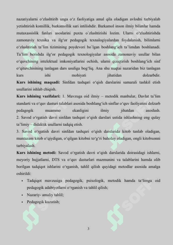 SAVOD O‘RGATISH DAVRIDA SINFDAN TASHQARI O‘QISHNI TASHKIL ETISH 3