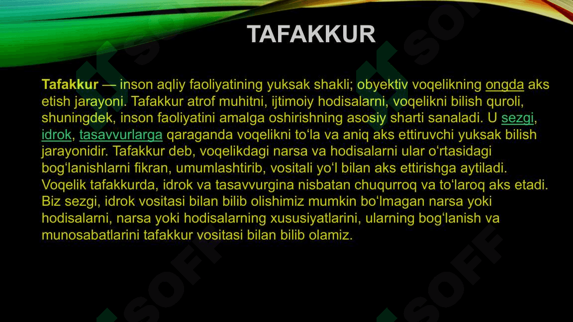 Tafakkur Shakllari va Qonuniyatlari 4