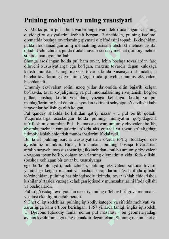 Pul , kredit va bank tizim 6