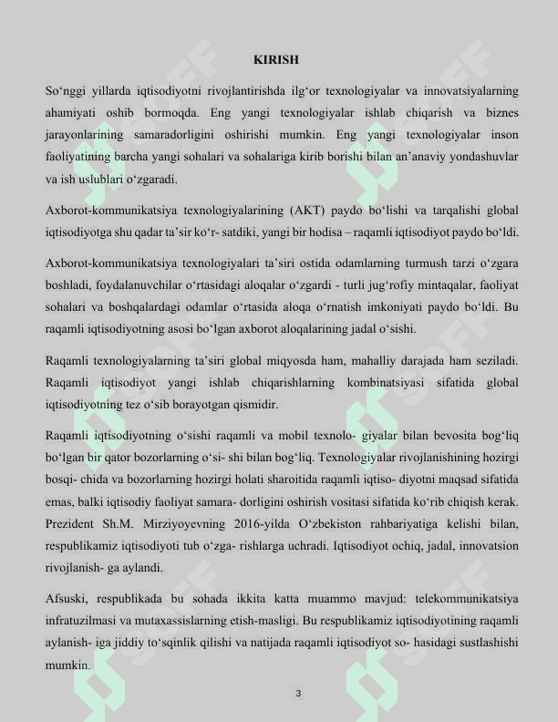 Raqamli iqtisodiyot texnologiyalari 3