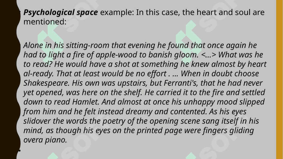 SPACE IN THE TEXTS 8