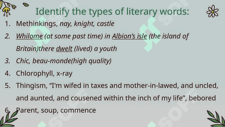 THE LEXICAL LEVEL OF THE TEXT ANALYSIS 8