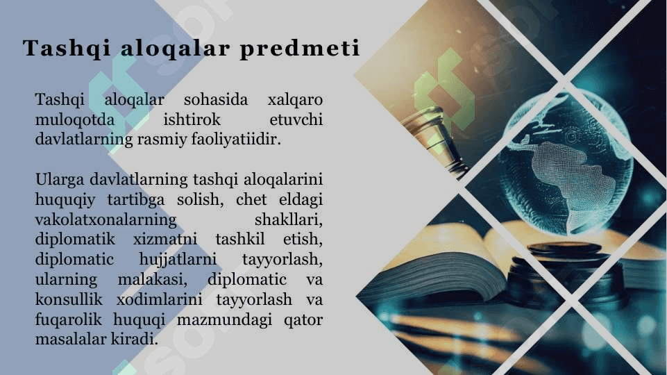 Diplomatik aloqalar 3