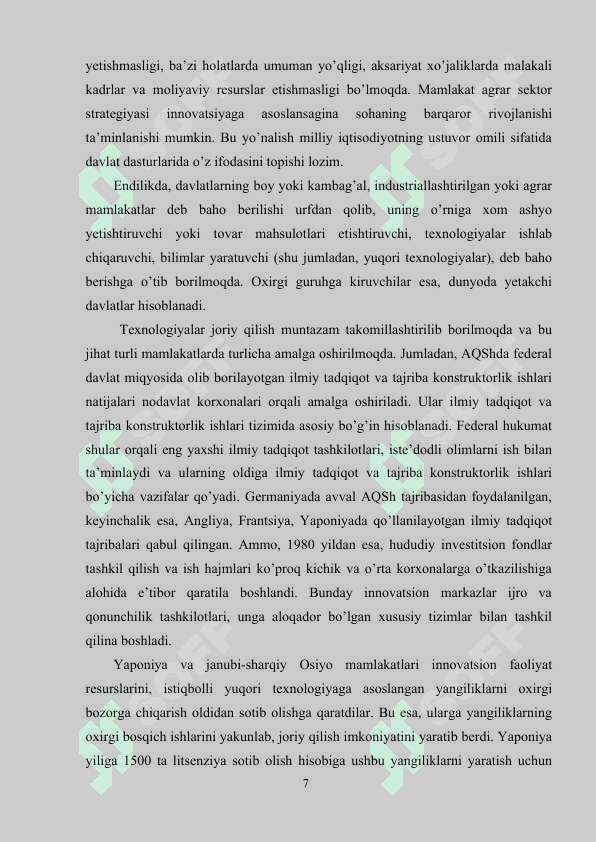 O'ZBEKISTONDA FERMERCHILIKNING RIVOJLANISHI 7