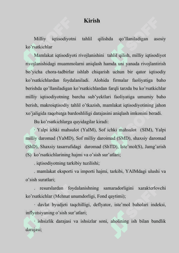 Asosiy makroiqtisodiy koʻrsatkichlar 3