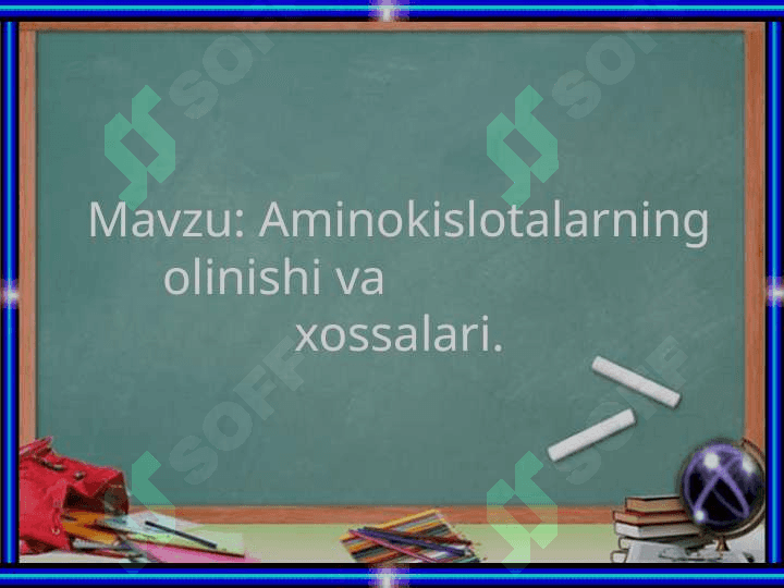 10-sinf kimyo Aminokislotalar 4