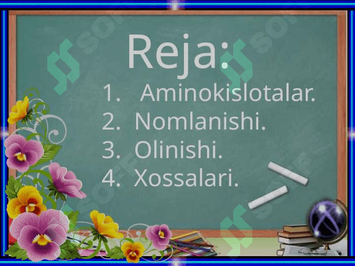 10-sinf kimyo Aminokislotalar 5