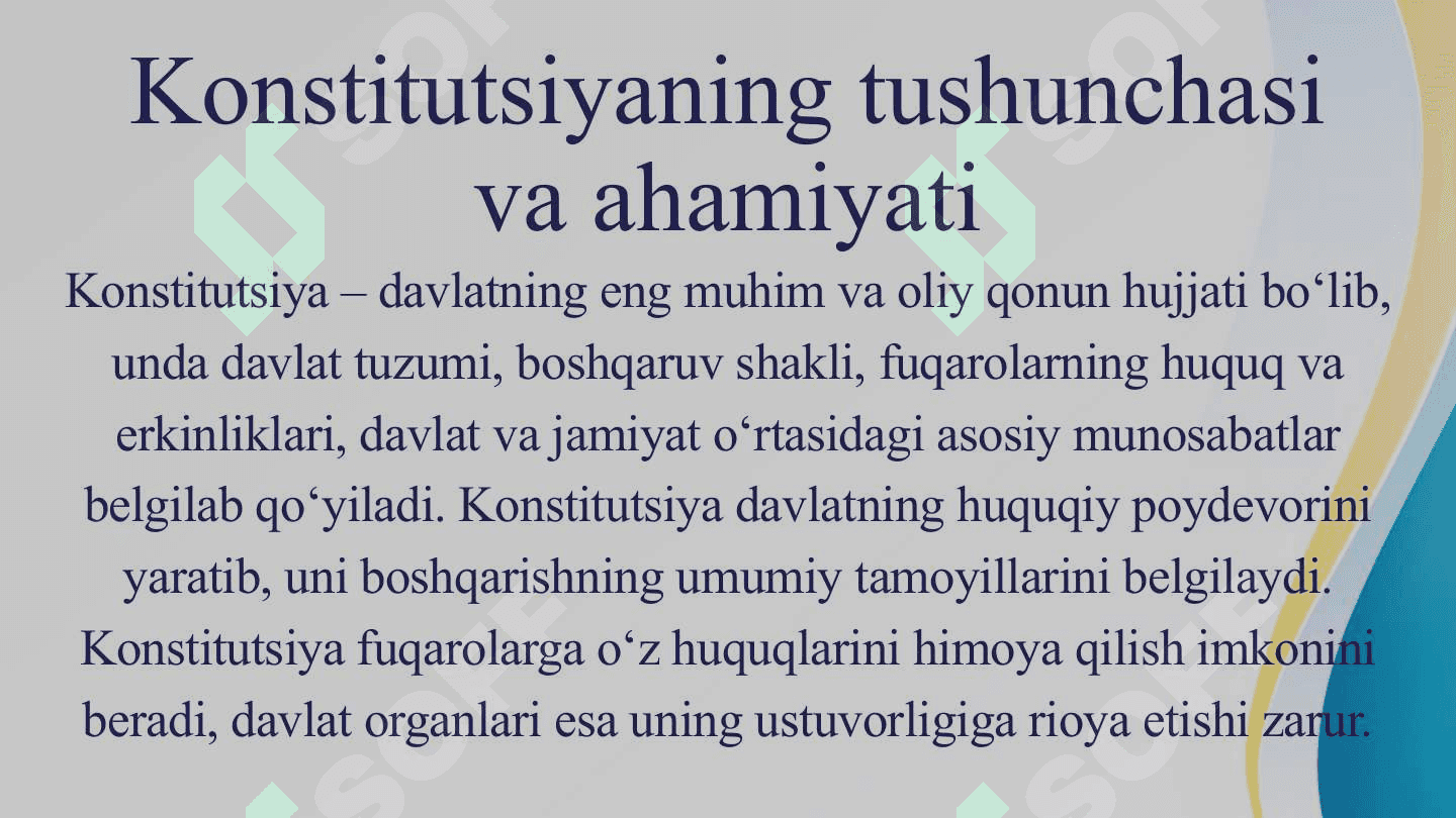 O’zbekiston Respubliklasida sud tizimining konstitutsiyaviy  asoslari 3