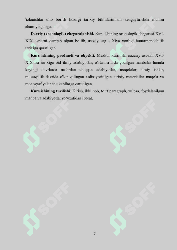 xiva xonligida yer suv munosabatlari KURS ISHI 5