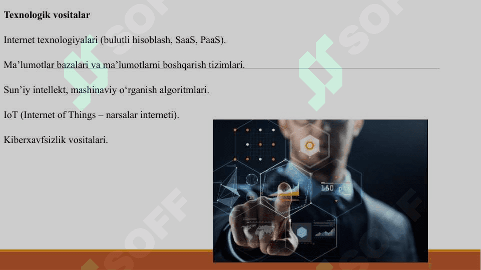 IQTISODIY TIZIMLARNING ZAMONAVIY TEXNIK TA’MINOTI 4