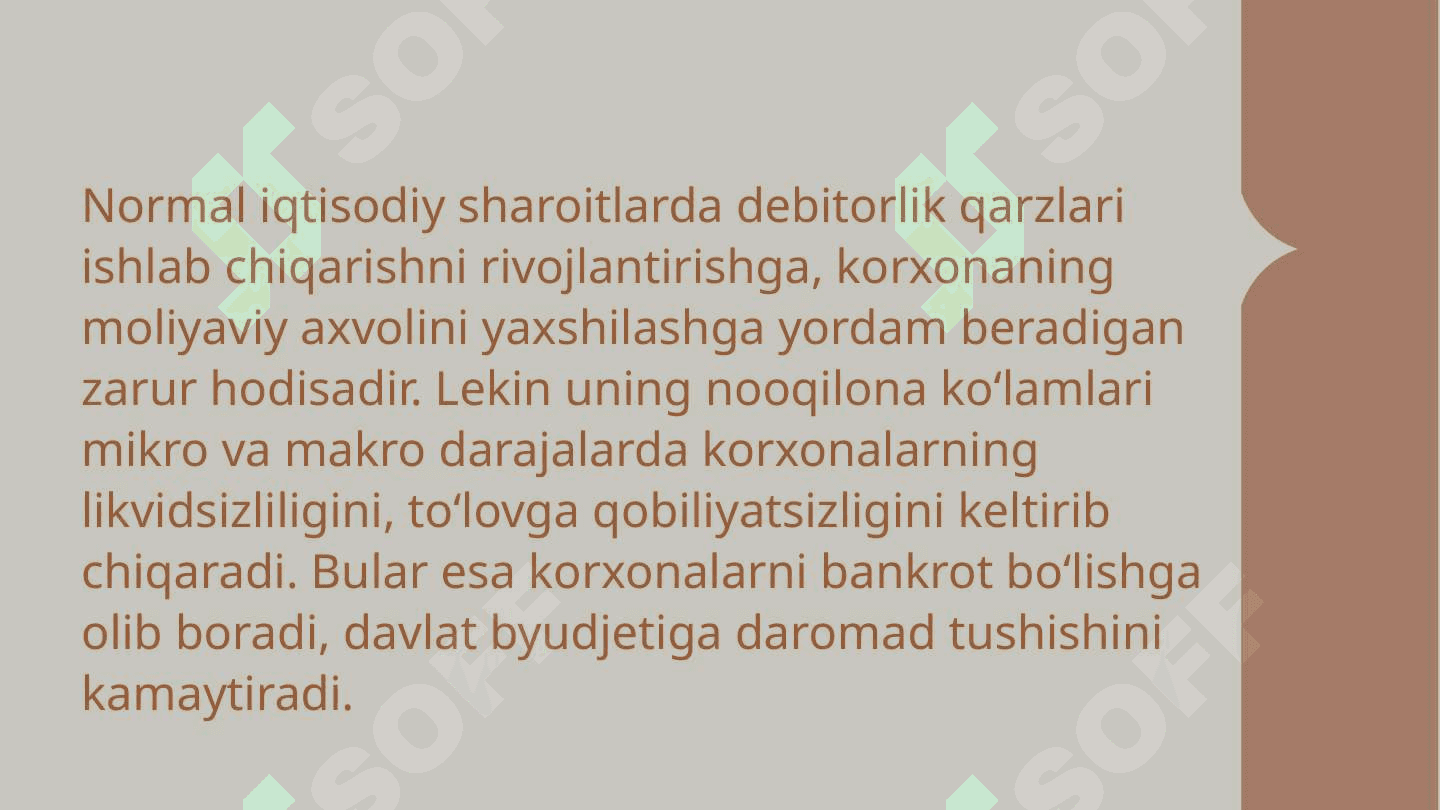 Debitorlik va kreditorlik qarzlarini boshqarish 5