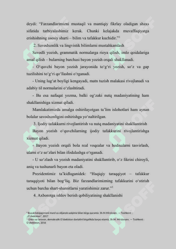 BOSHLANG‘ICH SINF O‘QUVCHILARINI BAYON YOZISHGA O‘RGATISH 3