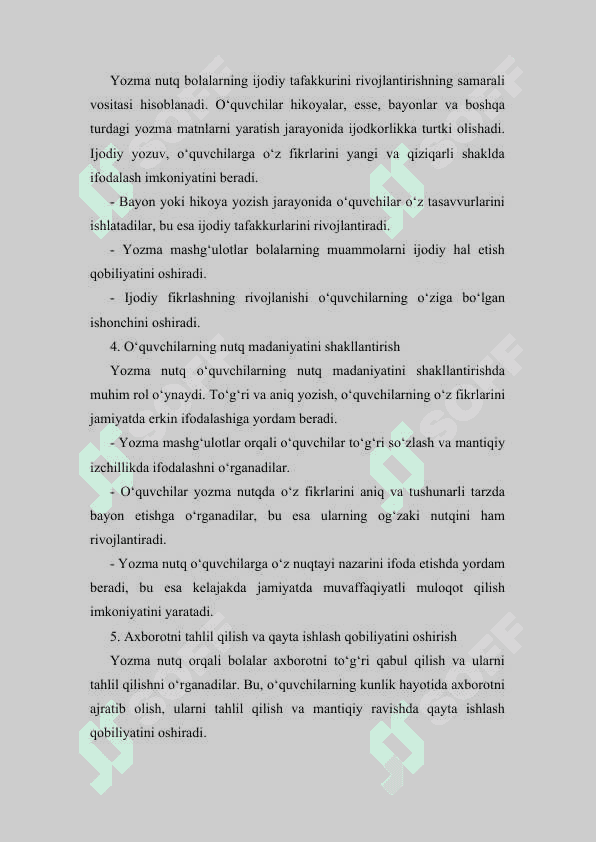 BOSHLANG‘ICH SINF O‘QUVCHILARINI BAYON YOZISHGA O‘RGATISH 7