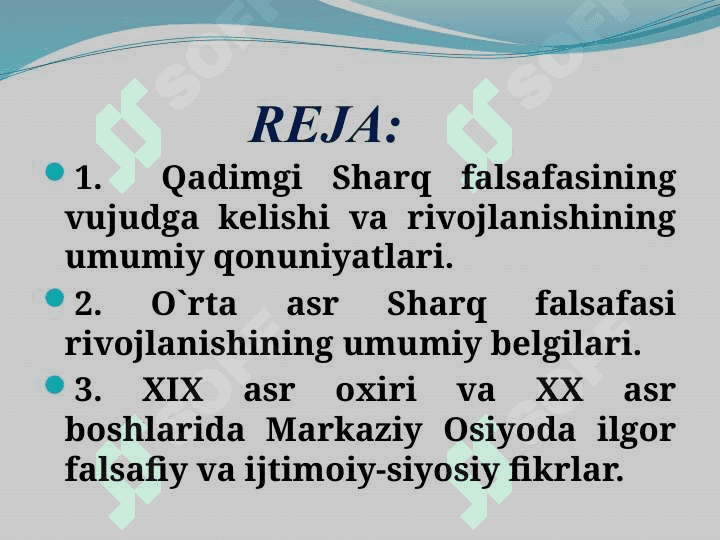 Sharq falsafasining mohiyati va ijtimoiy  taraqqiyotdagi roli 2