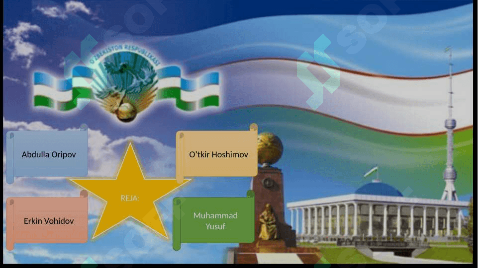 Mustaqillik ijodkorlar. Abdulla Oripov, O'tkir Hoshimov 2