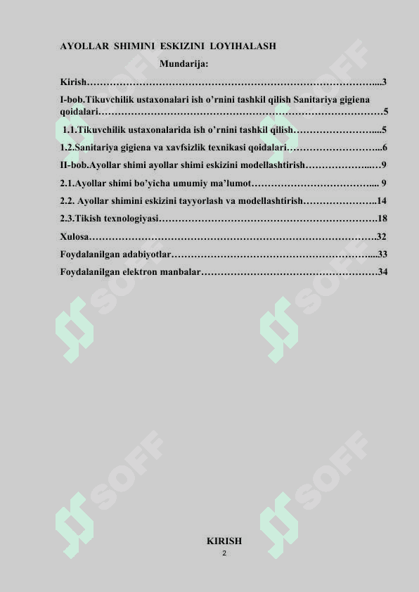 AYOLLAR SHIMINI ESKIZINI LOYIHALASH 2