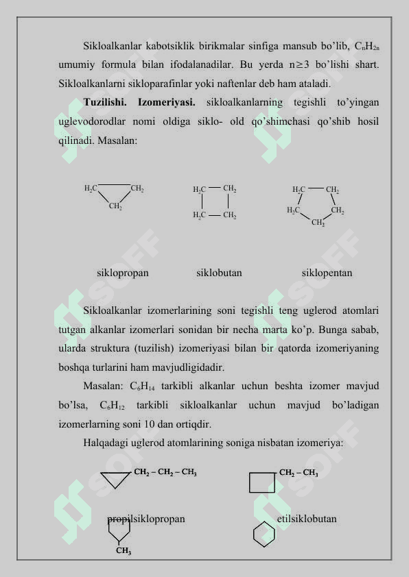 Sikloalkanlar 3