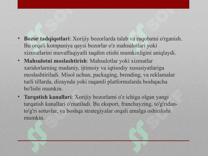 Tashqi iqtisodiy faoliyatda marketing 3