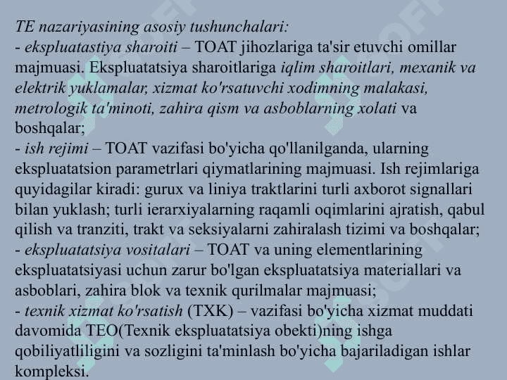 Optik aloqa tizimlarining texnik ekspluatatsiyasi. 3