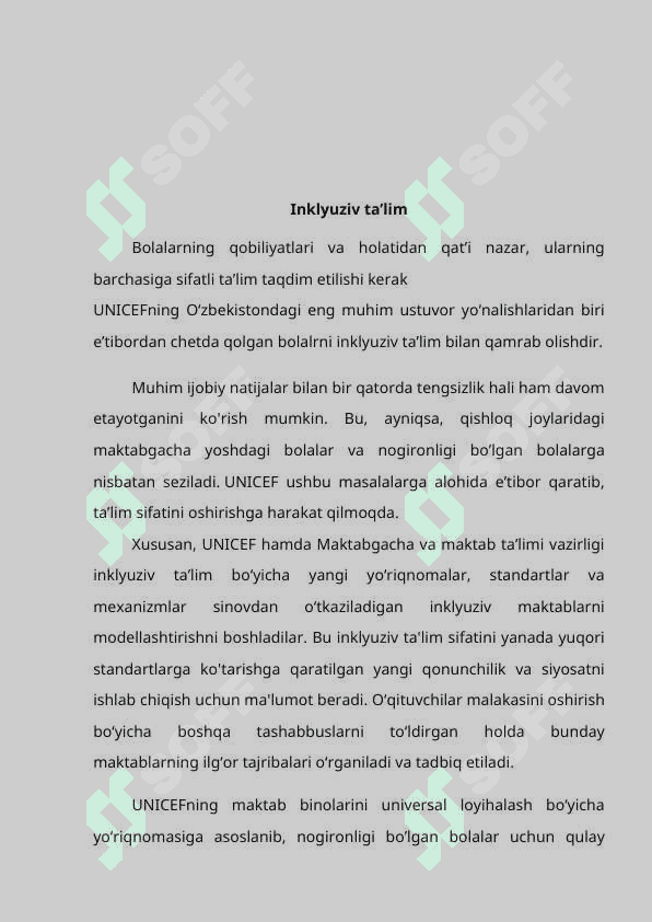 Inklyuziv va integratsion ta’limning qiyosiy tahlili 2