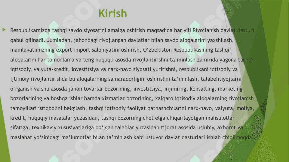 Tashqi savdo siyosati 3