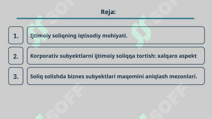 KORXONALARDAN OLINADIGAN IJTIMOIY SOLIQ 2