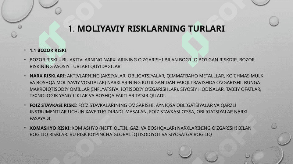 Moliyaviy risklar 4
