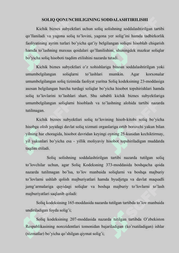 SOLIQ QONUNCHILIGINI SODDALASHTIRISH VA DAVLAT SOLIQ XIZMATI ORGANLARINING ASOSIY VAZIFALARI 3